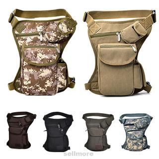 Canvas Drop Waist Leg Bags Pack Belt Bicycle and Motorcycle high quality for Men Women