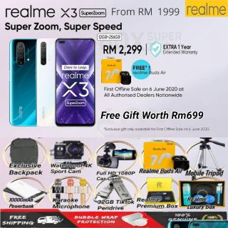 Realme X3 super zoom <<Offer Price Now >>Gift Worth Rm699