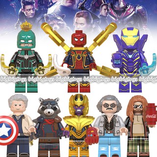 Lego Toys Marvel Avengers Endgame Minifigures Thor Captain Pepper Spiderman WM6061