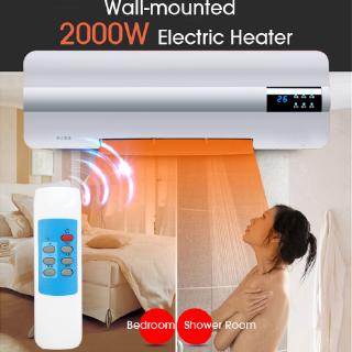 2 in 1 Cool & Warm Wall Mounted Air Condition Fan Electric Heater