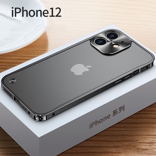 For Apple iPhone 13 Pro Max 12 Pro Aluminium Alloy Acrylic Hard Case Cover