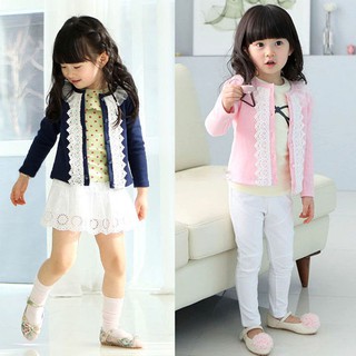 hilittlekids Fashion Baby Girls Lace Clothing Jacket Clothing Jacket Coat Kids
