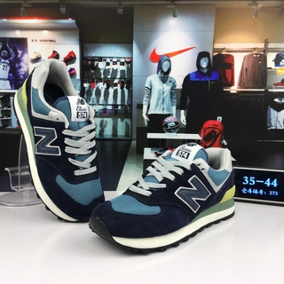 new balance 574 nb574 navy blue for men women breathable running shoe outdoor&hiking shoes Training shoes