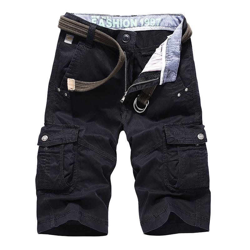 shorts pants solid color fashion leisure youth casual man summer outdoor bajumurah cotton cargopants teens trend sport