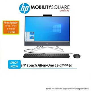 HP All-in-One 22-df0024d touch - Redeem RM 50 tnGo e Wallet