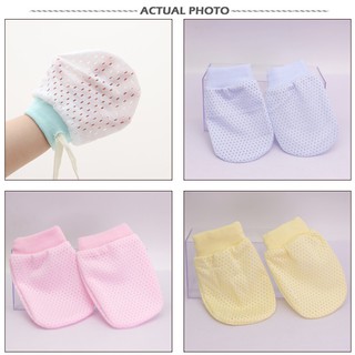 Vlinder Baby Mittens Anti Scratch Protect Face Cotton Adjustable Newborn boys girls Gloves