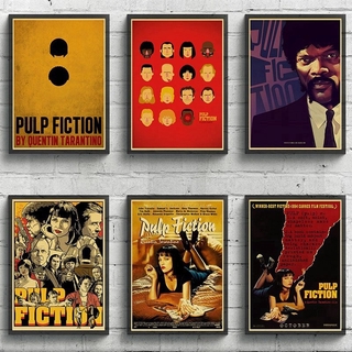 Pulp Fiction Movie Posters Retro Kraft Paper Poster Home Decor Quentin Tarantino