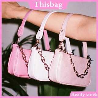 Shoulder underarm armpit bag zipper women's bag new style messenger bag small hand-held fashion Mini method stick bag