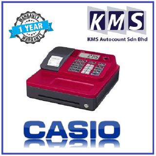 Casio Cashier Machine Cash Register (Free Setting) SE-G1 / SEG1 Electronic Cash Register Mesin Counter (Red)