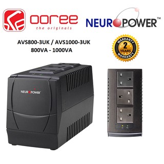 NEUROPOWER AVR 800VA AVS800-3UK, 1000VA AVS1000-3UK AUTOMATIC VOLTAGE STABILIZER UPS