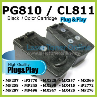 Canon CISS Ink Inkjet Cartridge PG810 CL811 MP237 MP258 MP287 MX328 MX338 MX347 MX357 MX366 MX416 MX426 Black Color