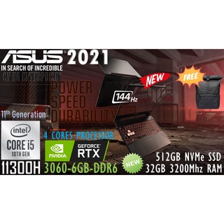 Asus TUF Gaming FX516 i5-11300H+RTX3060-6GB / FX506 i5-11400H+RTX3050-4GB / i5-10300+GTX1650-4GB 32GB, 512GB SSD+1TB HDD