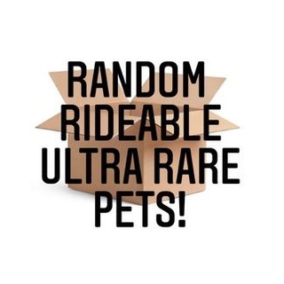 (Adopt me) RANDOM RIDEABLE ULTRA RARE!