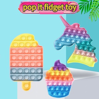 Pop Its Round Fidget Toy Push bubble stress relief kids pop it tiktok
