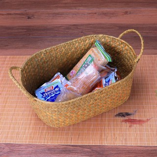 💮Wicker Weaving Storage Basket for Kitchen Handmade Medium 26*16*10CM