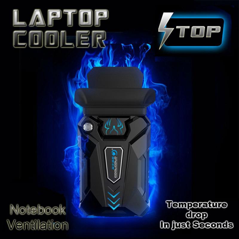 Mini Vacuum LED Light Cooler Cold Portable Cooling Fan Notebook Laptop (1)