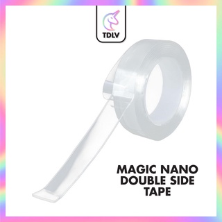 TDLV Strongly Sticky Nano Tape Multifunctional Double-Sided Adhesive Traceless Washable Removable Tape Power Tape (1)