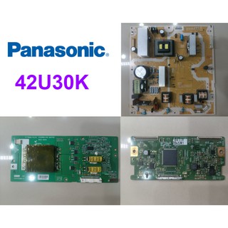 PANASONIC Plasma TV TH-L42U30K 42U30K Power Board TNP4G498 / Inverter Board 6632L-0620A / T-CON Board LC420WUN-SCD1