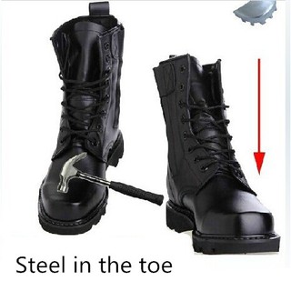 Tactical Boots Safety Shoes Men Steel head Non-slip Black Boot Outdoor Shoes