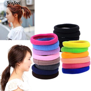 【seafeel】50 Pcs Girls Hair Band Ties Rope Ring Elastic Hairband Ponytail Holders