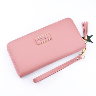 Women PU Leather Long Zip Purse Ladies Card Holder Case Clutch Phone Coin Wallet