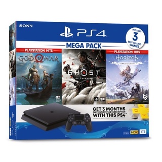 Sony PS4 Slim 1TB Mega pack ( 1 Year + 3 Months SONY Malaysia Warranty) Megapack / PS4 PRO 1TB