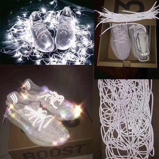 Ready stock✪Unisex 3M Reflective Rope Laces Runner Shoelaces Shoe accessories