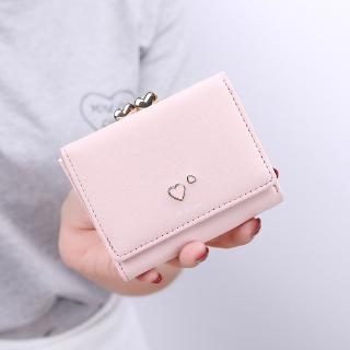 🔥Ready Stock🔥 wallet wallet female student short paragraph Korean cute little fresh clutch purse cartoon mini wallet m