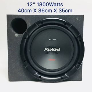 SONY XS-NW1201 Peak Power 1800 watts12" SUBWOOFER with Box (Single Magnet Single Coil)