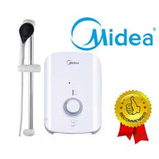 4.4 (WRAPING READY STOCK) Midea Water Heater Non-pump MWH-38Q/V (With ROD +WHITE COLOR ONLY)