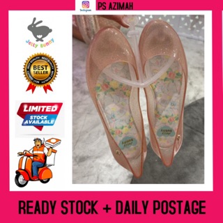 ORIGINAL JELLY BUNNY WOMEN JELLY PLASTIC SHOE JELLYBUNNY FREE EXCLUSIVE PAPERBAG MELINA PLAIN HOT COLOUR