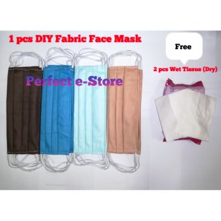 🔥ReadyStockIn🇲🇾 | Handmade Fabric 3ply Face Mask自制三层布口罩[Washable]