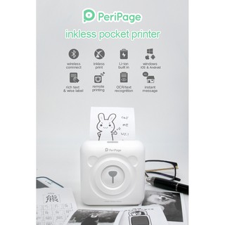 A6 Inkless Bluetooth Pocket Portable A6 Peripage Thermal Printer Picture Mobile Mini Photo Printer Imprimante Thermique