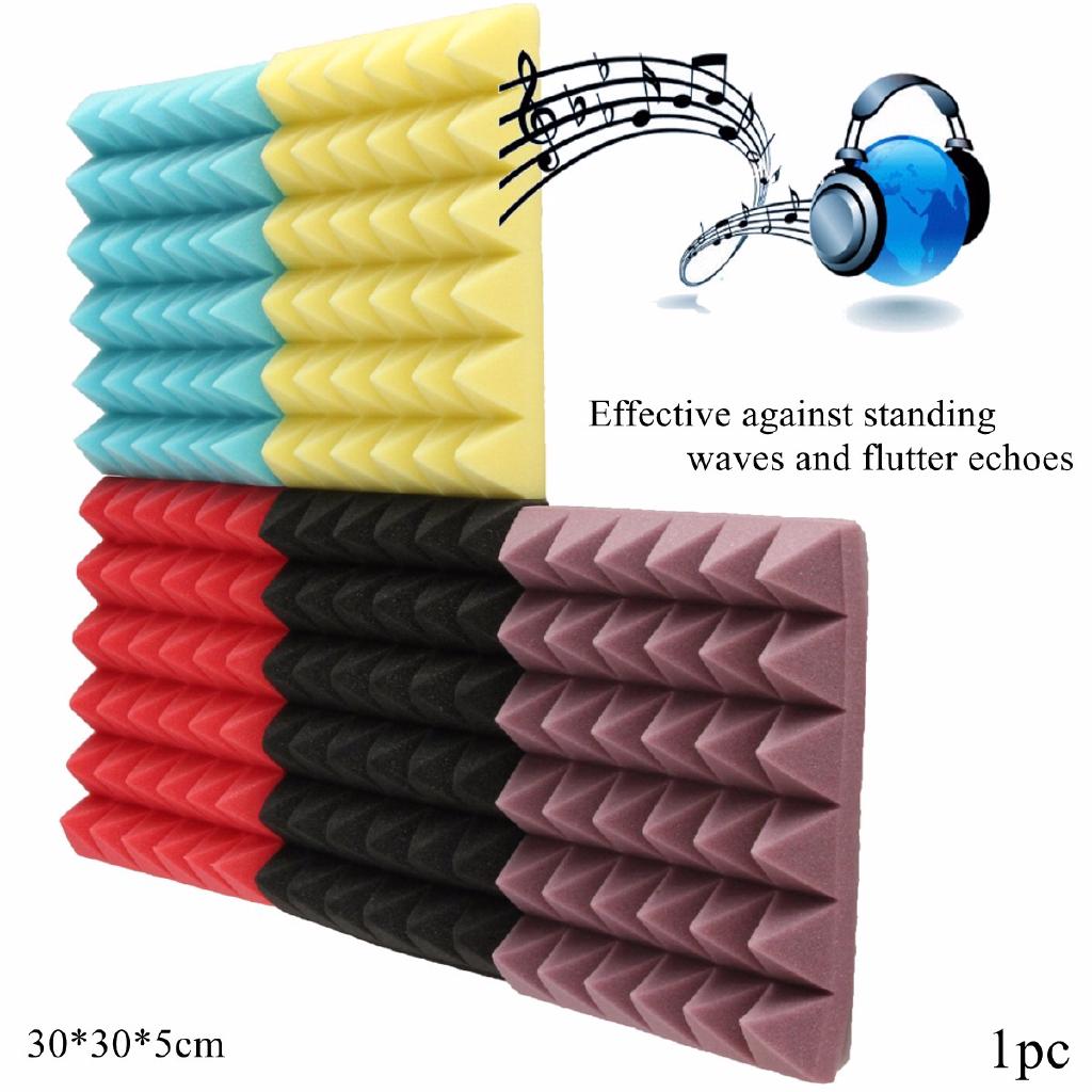 Multi-colored Sound Stop Absorption Treatment Proofing Acoustic Foam Square