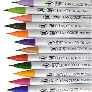 Kuretake Zig Clean Color Real Brush (RB-6000AT) (80 Colors Available) List 1/2