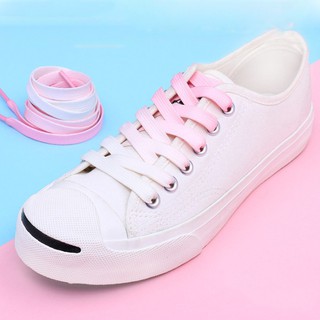 1 Pair Rainbow Flat Canvas Athletic Shoes laces Sport Sneaker Shoe Laces Boots