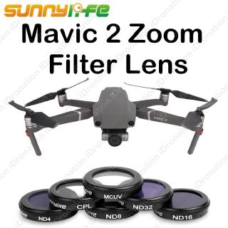 Sunnylife DJI Mavic 2 Zoom Camera Lens Filters Filter Sunnylife UV CPL ND4 ND8 ND16 ND32 Set Combo Kit Drone Accessories