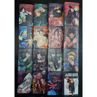 Manga : Jujutsu Kaisen volume 0-15 (English Version) + FanBook (Japan Version)