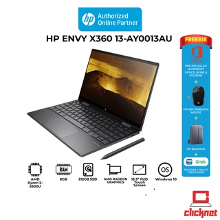 HP ENVY X360 CONVERTIBLE 13-AY1013AU (R5-5600U, 8GB, 512GB SSD, 13.3'' FHD TOUCH, BLACK-W11, H&S) (1)
