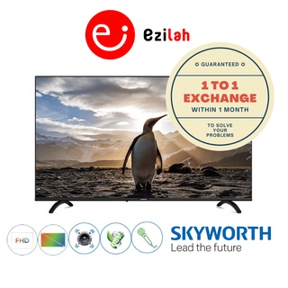 Skyworth Full HD LED TV Dvb-T/T2 Dttv Idtv Mytv Myfreeview Supported (40") 40TB2000