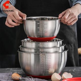 Stainless Steel Metal Deep Mixing Bowls Caterer Salad Spaghetti Pasta