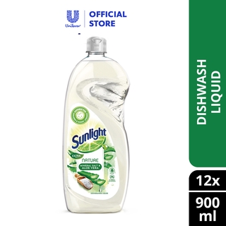 [Carton Deal] Sunlight Dishwash Liquid Extra Nature (900ml x 12)