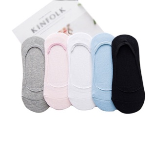 🔥🔥Women Solid Color Socks Fashion Short Socks Invisible Socks Women