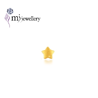 MJ Jewellery 3D 999.9 Pure Gold Mini Star Pendant