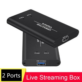 4K 1080P HDMI to USB 3.0 Video Capture Card for OBS Live Stream Broadcast Case Automatically Adjust Settings for Output Size NEW