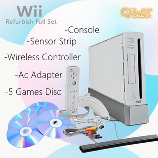 *Ready Stock* Nintendo Wii Refurbish Full Set
