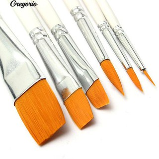 G 6x Professional Painting Brushes Set Acrylic Oil Watercolor Artist Paint Brush (1)