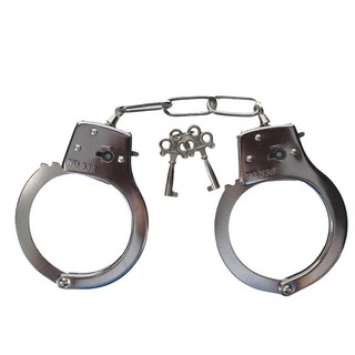 Thickened Metal Handcuffs Alloy Police Handcuffs / One Pc 90 Iron Hand