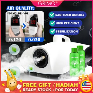 READY STOCK💝GRIMO Fogging Machine Smoke Sanitizer Disinfect Home Steam Atomization Sterilization hl11477