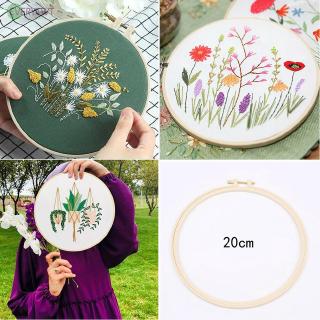Starter Cross Stitch Set Flower Cotton Canvas Fabric Beautiful DIY Embroidery Beginners Kits Pre-Printed Floral